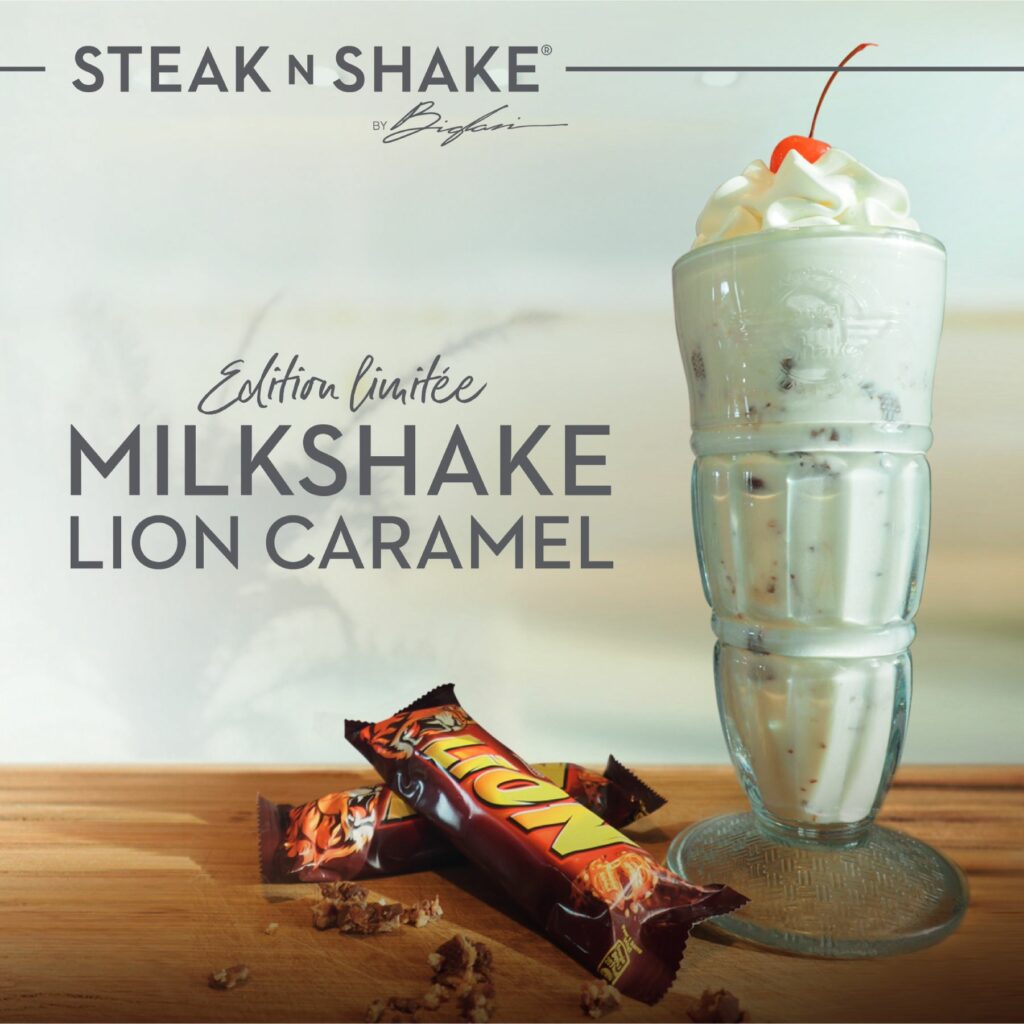 milkshake lion caramel